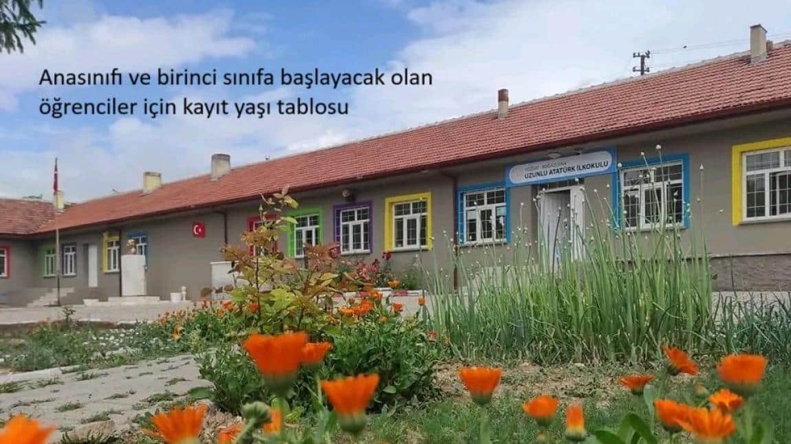 2025/2026 Eğitim Öğretim Yılı Kayıt Yaşı Tablosu